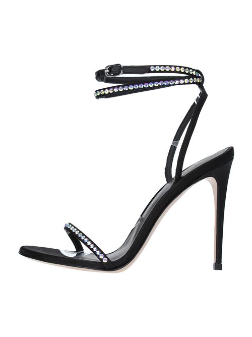 Satin and rhinestone sandals LE SILLA | SANDALO SATINWONDER